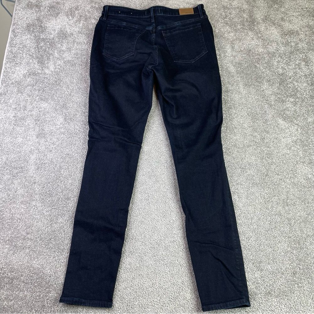 Revtown Jeans Women's 31X31.5 Blue Skinny High Rise Dark Denim Stretch - Picture 3 of 13